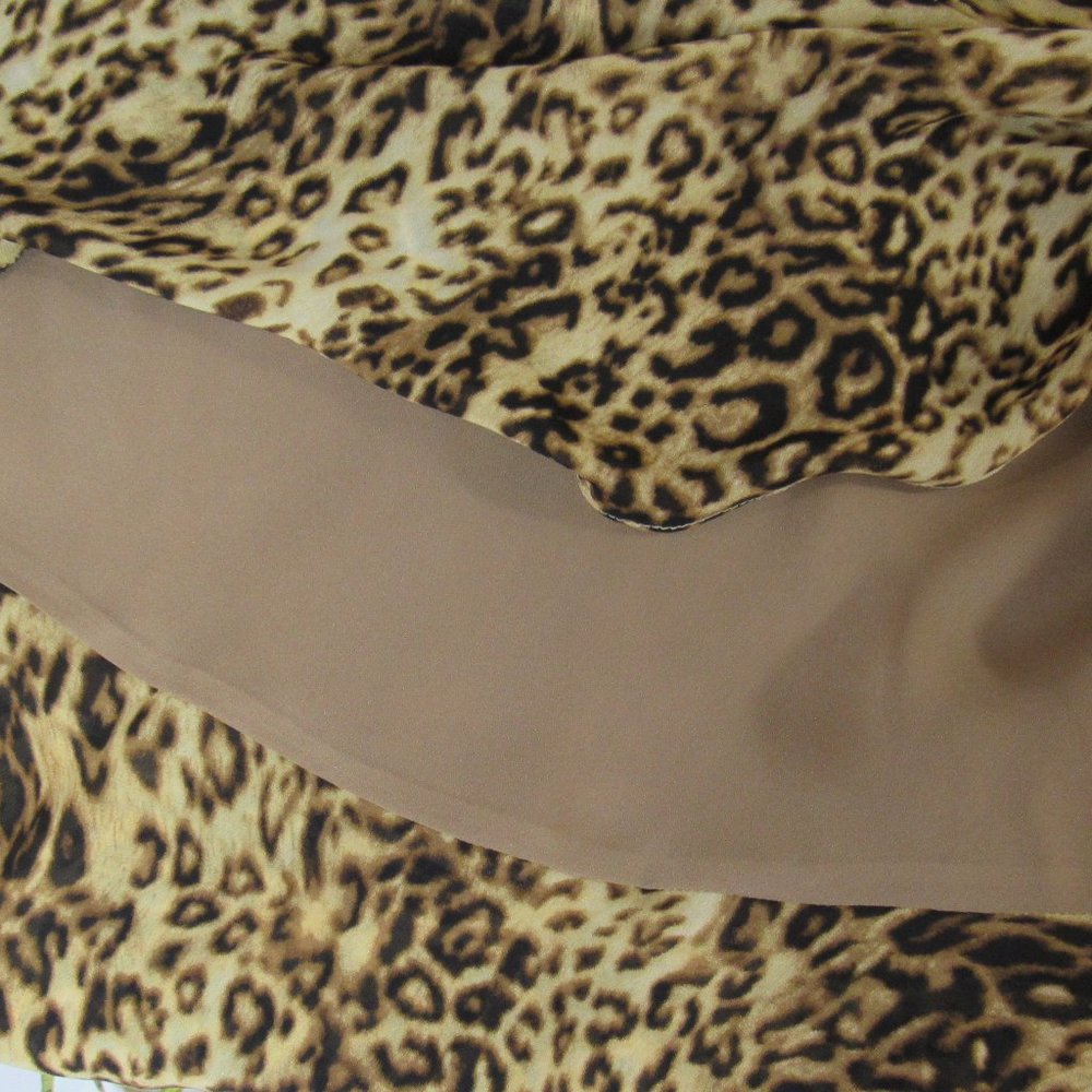 Vintage Studio One Women's leopard Animal Print Long Maxi Dres Size 14 Y2K - Picture 4 of 8